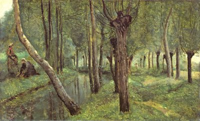 Dyke, noin 1865 tekijältä Jean-Baptiste-Camille Corot